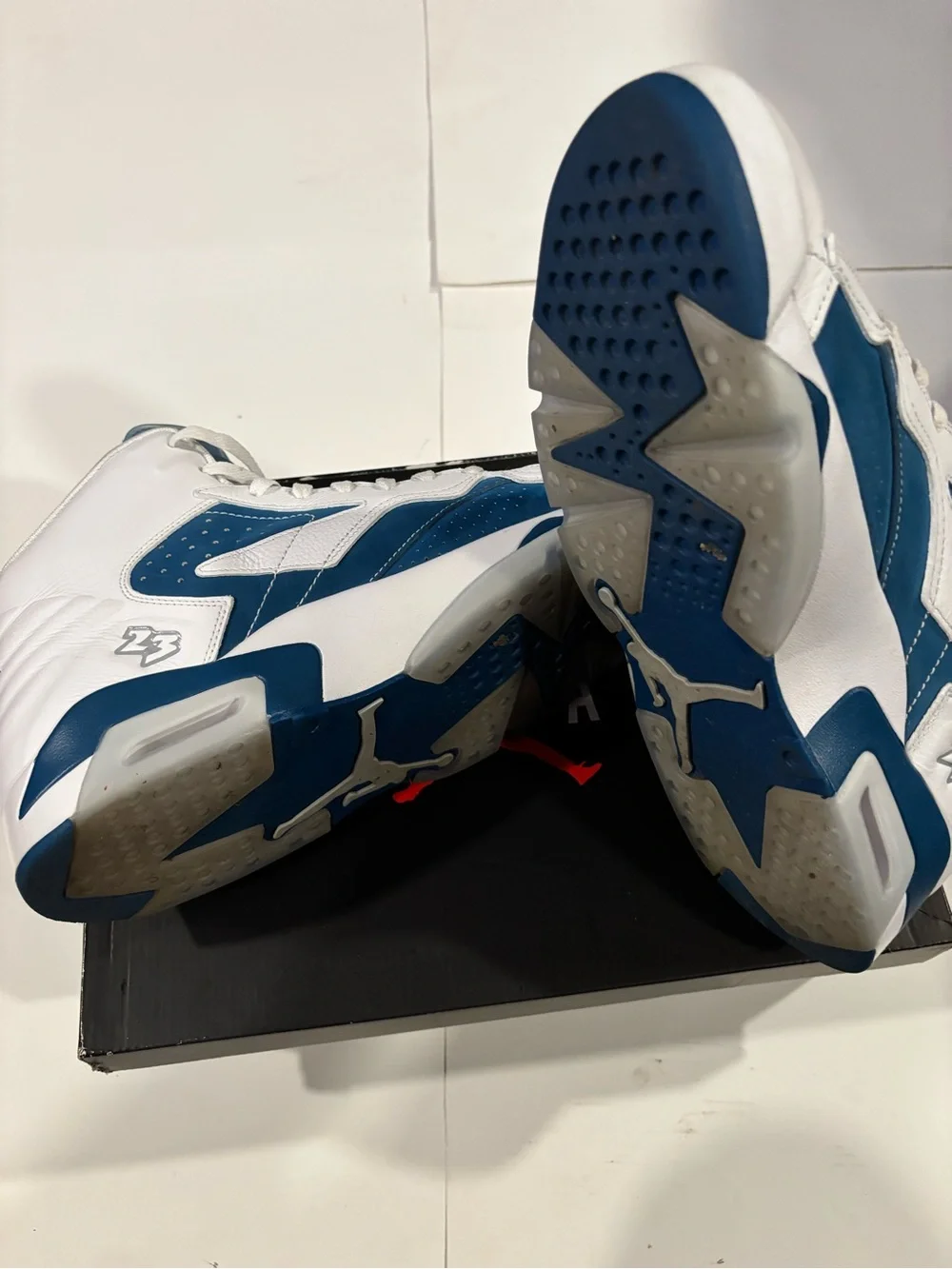 Mens Nike Air Jordan MVP Industrial Blue/ Size 13/ DZ4475-101 White Blue W/ Box